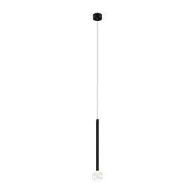 Подвесной светильник Maytoni Bubble dream MOD383PL-L4B3K, арматура черная, плафон стекло прозрачное - фото 1