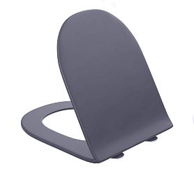 Сиденье Grossman GR-4455GMS для унитаза, с микролифтом, цвет серый матовый - фото 1