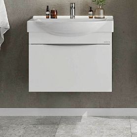 Тумба под раковину Оника Навиа 80, подвесная, цвет белый - фото 1