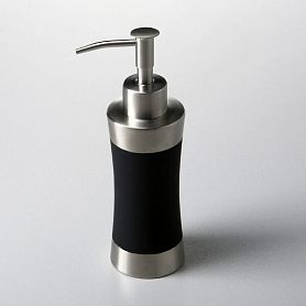 Дозатор WasserKRAFT Wern K-7599 для жидкого мыла, цвет черный - фото 1