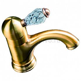 Смеситель Boheme Luxury Crystal 301-CRST для раковины - фото 1