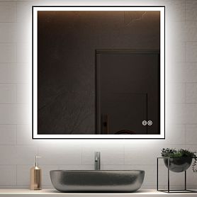 Зеркало Vincea VLM-3VN808-2 80х80, с подсветкой, функцией антизапотевания и диммером - фото 1