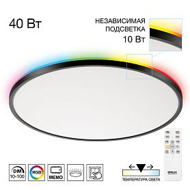 Накладной светильник Citilux Norma CL749501, арматура черная - фото 1