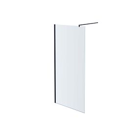 Перегородка для душа Акватек AQ WIW 09020GM 90x200, стекло прозрачное, профиль оружейная сталь - фото 1