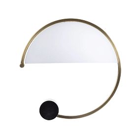 Декоративная настольная лампа Arte Lamp Brava A5056LT-1AB, арматура античная бронза, плафон стекло белое - фото 1