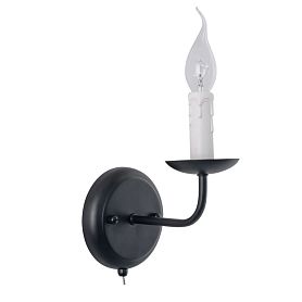 Бра Arte Lamp Graff A1857AP-1BK, арматура черная    - фото 1