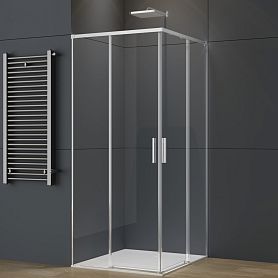 Душевой уголок Vincea Soft 2 VSS-3SO2 90x90, стекло прозрачное, профиль хром - фото 1