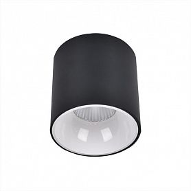 Точечный светильник Citilux Старк CL7440110, арматура черная, плафон металл белый - фото 1