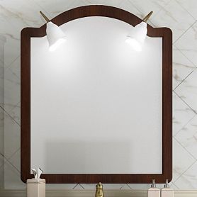 Зеркало Опадирис Виктория 90x110, цвет светлый орех - фото 1