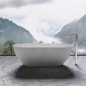 Ванна Vincea VBT-4S04MW 170x80, искусственный камнь, цвет белый матовый - фото 1