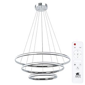 Подвесная люстра Arte Lamp Meridiana A2198SP-3CC, арматура хром, плафон акрил белый - фото 1