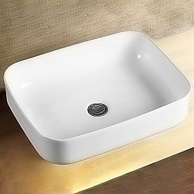 Раковина Esbano Astanes White накладная, 50x39 см, цвет белый - фото 1
