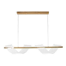 Подвесной светильник Arte Lamp Fiorita A2093SP-2GO, арматура золото, плафон металл / акрил прозрачный - фото 1