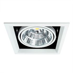 Карданный светильник Arte Lamp Merga A8450PL-1WH, арматура белый  - фото 1