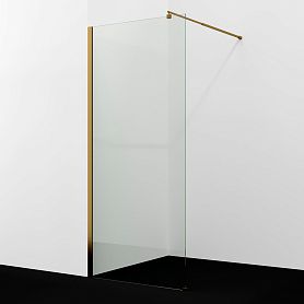 Душевая перегородка WasserKRAFT Rur 30W40BG 120x200, стекло прозрачное, профиль золото матовое - фото 1