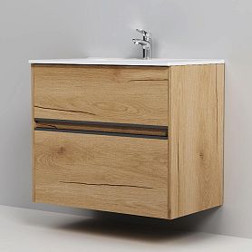 Тумба под раковину AM.PM Sense 80 подвесная/напольная, цвет светлое дерево - фото 1