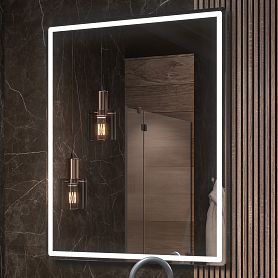 Зеркало Vigo Roberta Comfort 80x100, с подсветкой, функцией антизапотевания - фото 1