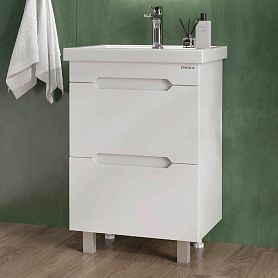 Тумба под раковину Оника Айленд 60, напольная, цвет белый - фото 1