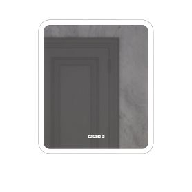 Зеркало Mixline Стив 3 60x70, с подсветкой, функцией антизапотевания, часами - фото 1