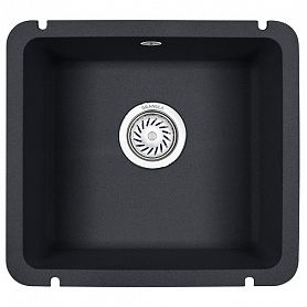 Кухонная мойка Granula GR-3601 SV 46x42, цвет шварц - фото 1