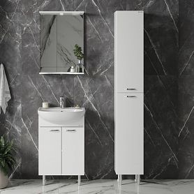 Мебель для ванной Оника Коралл 60, цвет белый - фото 1