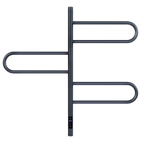 Полотенцесушитель Vincea VTD-1R2CGE 44х80 электрический, цвет графит - фото 1