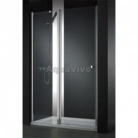 Душевая дверь Cezares ELENA-W-B-12-60/60-C-Cr 120, стекло прозрачное, профиль хром - фото 1