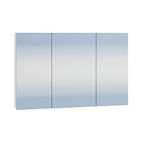 Шкаф-зеркало Санта Аврора 100, цвет белый - фото 1