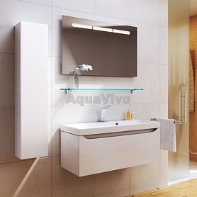 Мебель для ванной Aqwella Верона 100, цвет белый - фото 1