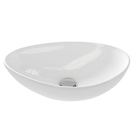 Раковина Cersanit Moduo Leaf A63571 накладная, 57x36 см, цвет белый - фото 1
