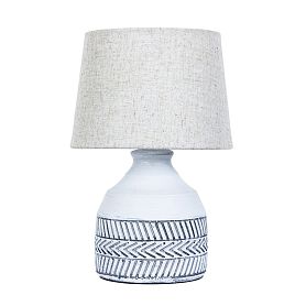 Декоративная настольная лампа Arte Lamp Tiaki A4636LT-1GY, арматура серая, плафон ткань серая - фото 1