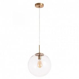 Подвесной светильник Arte Lamp Volare A1930SP-1AB, арматура цвет бронза, плафон/абажур стекло, цвет прозрачный - фото 1