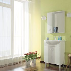 Мебель для ванной Mixline Квадро 55, цвет белый - фото 1