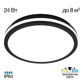 Накладной светильник Citilux Luns CL711021V, арматура черная - фото 1