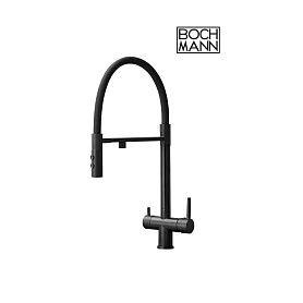 Cмеситель Boch Mann Torre B BM11169 для кухни, с гибким изливом, цвет черный - фото 1