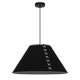 Подвесной светильник Arte Lamp Fleece A7092SP-1BK, арматура черный, плафон фетр черный - фото 1