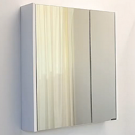 Шкаф-зеркало Comforty Женева 75, цвет дуб белый - фото 1