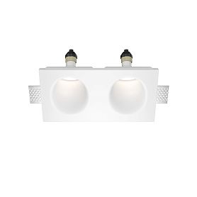 Встраиваемый светильник Maytoni Gyps Modern DL002-WW-02-W, арматура белая    - фото 1