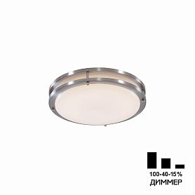 Накладной светильник Citilux Бостон CL709201N, арматура хром, плафоны полимер белый - фото 1