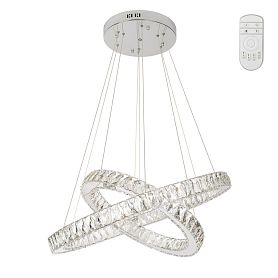 Подвесная люстра Citilux Olimpia EL330P60.1, арматура хром, плафоны хрусталь прозрачный - фото 1