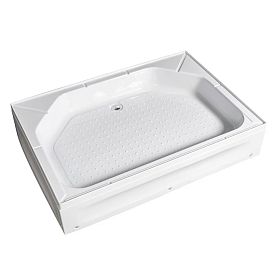 Поддон для душа Wemor 110/80/24 S 110x80, ABS-пластик, цвет белый - фото 1