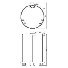 Подвесной светильник Maytoni Satellite MOD102PL-L42BK, арматура черная  - фото 1