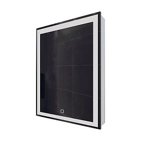 Шкаф-зеркало Mixline Минио 60x80, левый, с подсветкой, цвет белый - фото 1