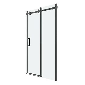 Душевая дверь Grossman Classic 100.K33.04.110.42.00 110х195, стекло прозрачное, профиль графит сатин - фото 1