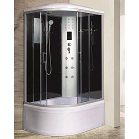 Душевая кабина River Dunay 110/80/44 ТН R 110x80, правая, стекло тонированное, профиль хром матовый - фото 1
