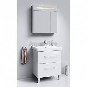 Мебель для ванной Aqwella Нео Т7 70 напольная, цвет белый - фото 1