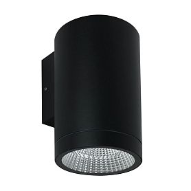 Фасадный светильник Arte Lamp Torcular A1813AL-1BK, арматура черный, плафон алюминий черный - фото 1