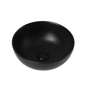 Раковина Abber Bequem AC2105 MB накладная, 36x36 см, цвет черный матовый - фото 1