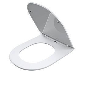 Сиденье Grossman Thin Rim GR-5605SQ для унитаза, с микролифтом, цвет белый глянцевый - фото 1