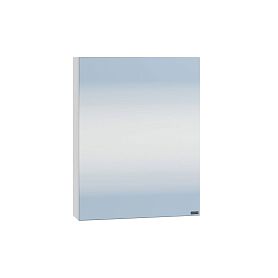 Шкаф-зеркало Санта Аврора 50, цвет белый - фото 1